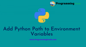 How to add Python to Windows Path