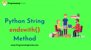 Python String endswith() Method