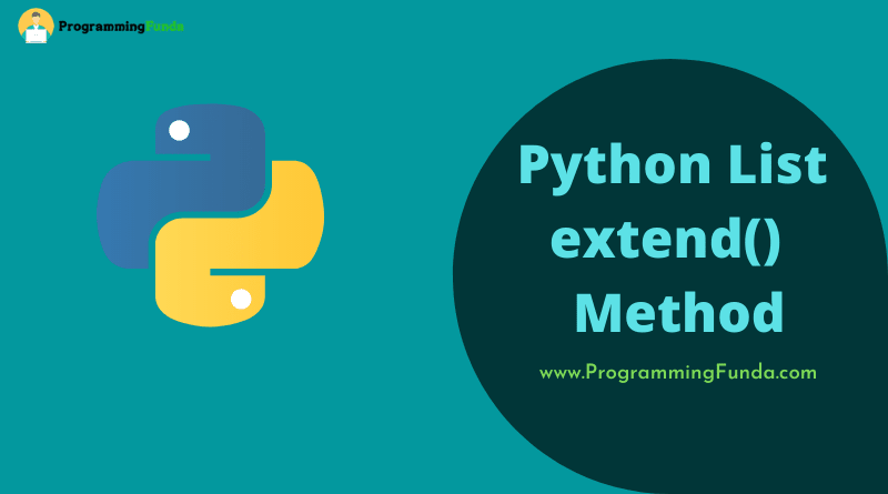 Python list extend() method
