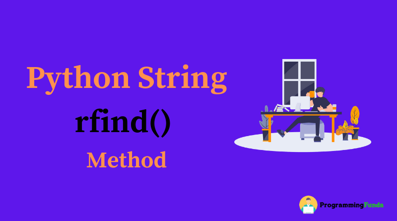 Python string rfind