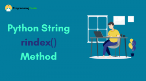 Python String rindex