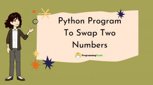 Python Program To Swap Two Numbers