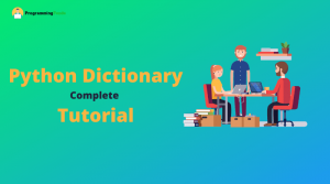 Python dictionary tutorial
