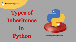 types of inheritance in python