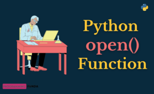 python open function