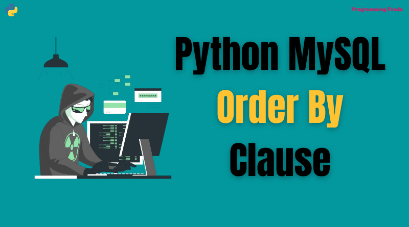 python mysql order by