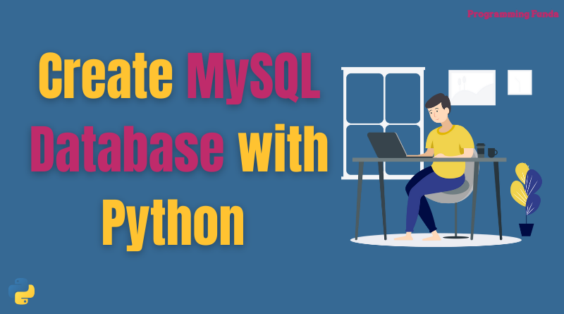 python MySQL create database