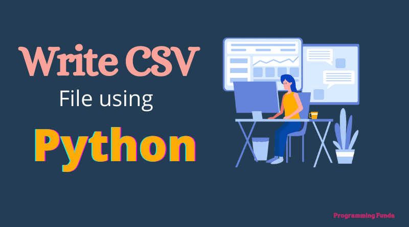 Write CSV files in Python