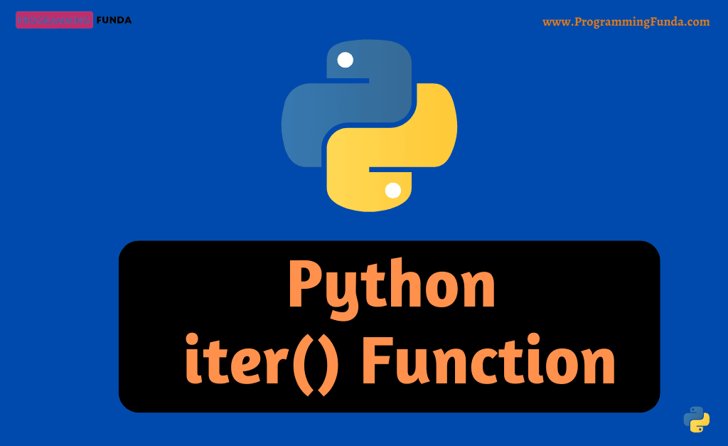 python iter function