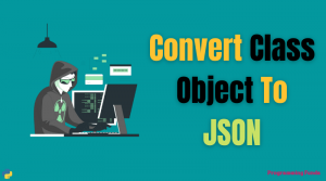 how to convert python class object to json