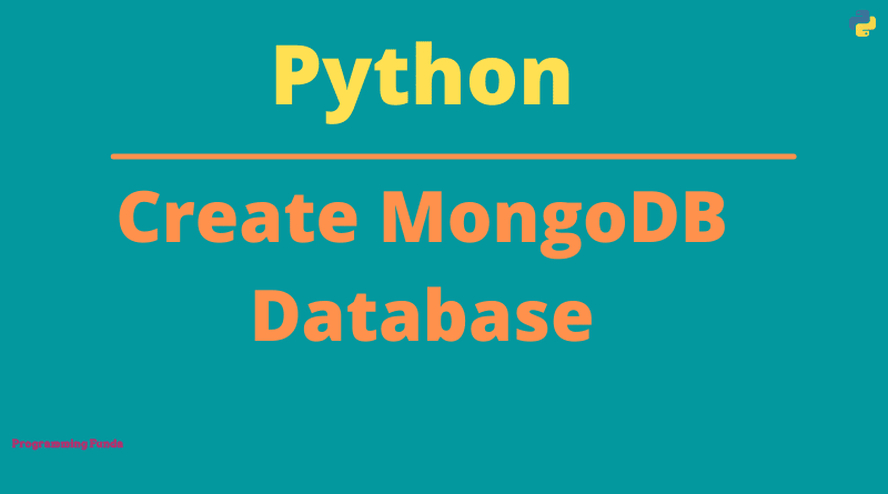 Create MongoDB Database in Python