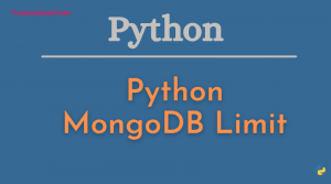 python mongodb limit