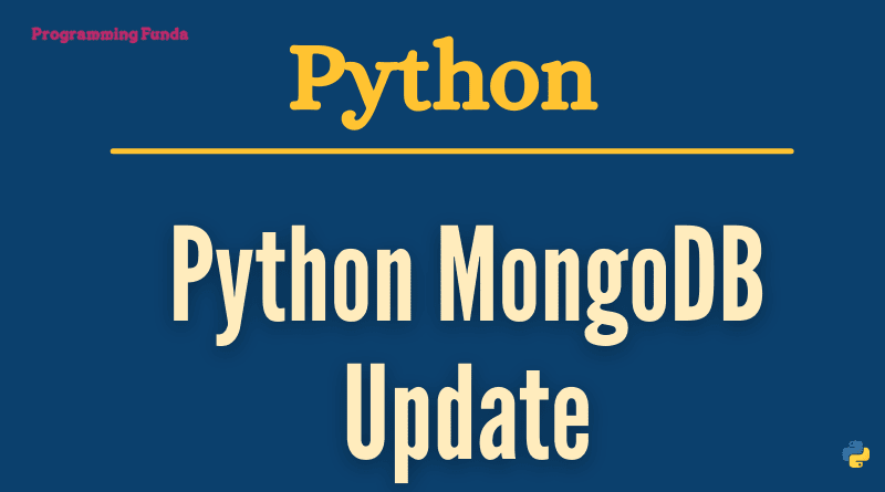 Python MongoDB Update