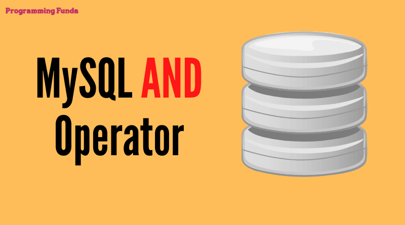 MySQL AND Operator