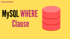MySQL Where Clause