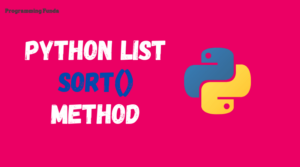 Python List Sort Method