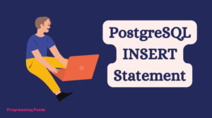 Postgresql insert statement