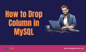 MySQL drop Column