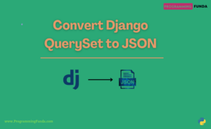 Convert Django QuerySet to JSON