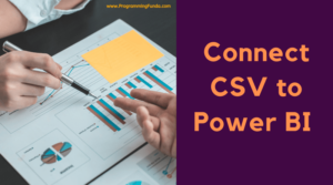 How to load csv data to power bi desktop