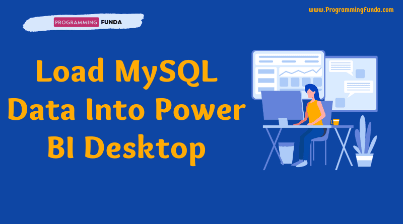 how to load mysql data to power bi desktop