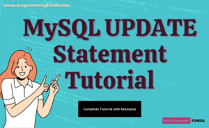 MySQL Update Statement With Examples