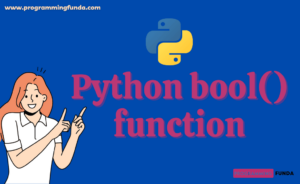 python bool function