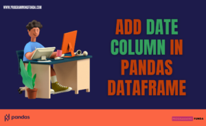 How to add date column pandas dataframe